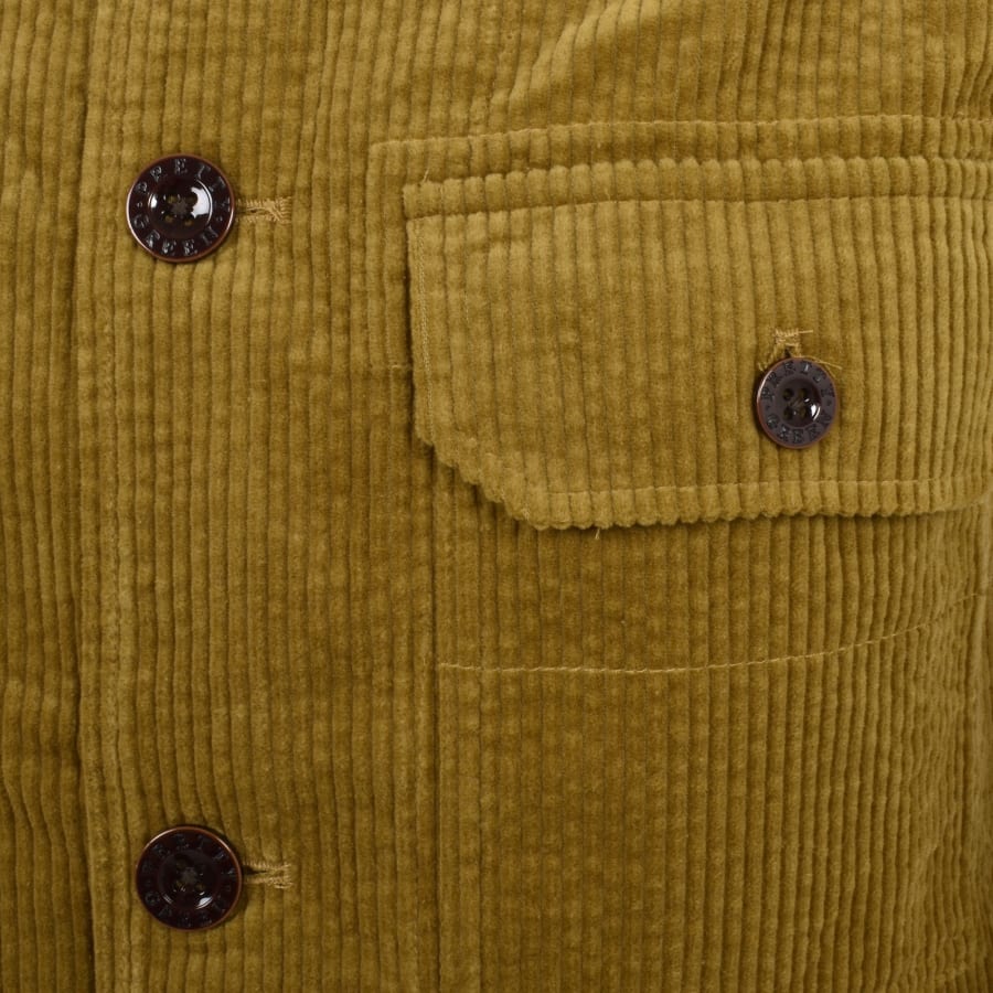 Pretty Green Reed Corduroy Overshirt Brown